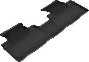 Lexus RXL Floor Mats - Rear - 3D MAXpider - Kagu - Black - `18-`20
